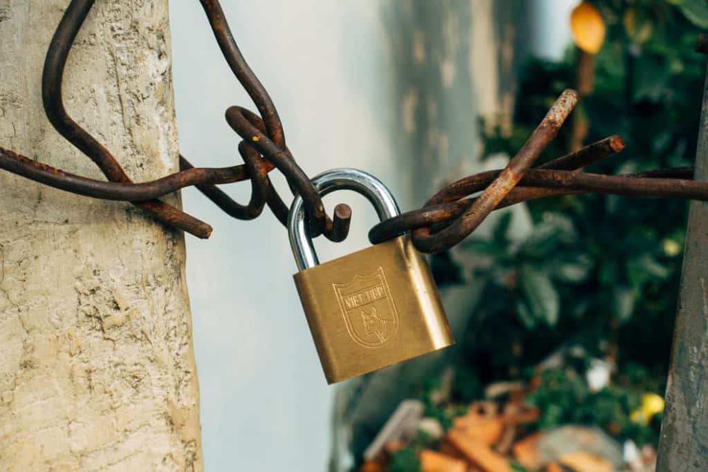 Padlock indicating Privacy