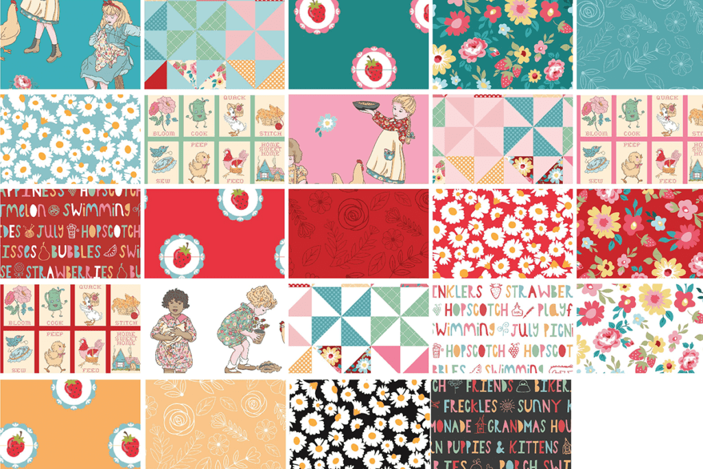 Hopscotch and Freckles Colloage by Poppie Cotton